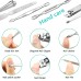 Nail Clippers Sets Manicure Set 16 in 1 Professional Pedicure Set, Nail scissors Grooming Kit with Leather Travel Case