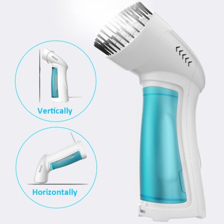 Garment Steamer, Portable Mini Handheld Fabric Steamer - No Spitting, 110ml Capacity, 25s Fast Heat-Up, Auto Off, Touch Control, Anti-drip